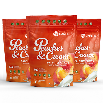 Calcium Soft Chew | Peaches & Cream